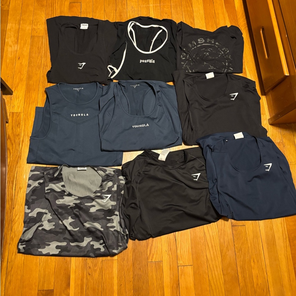 COPY - Gymshark/ young la shorts and tank tops